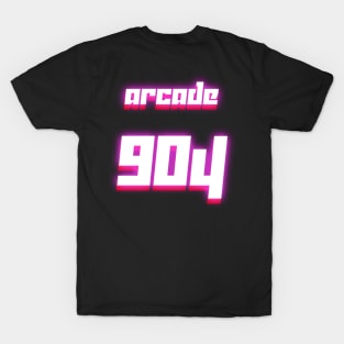 Arcade 904 Logo - Retro Pink T-Shirt